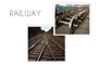 Rails, Base plates & Rolling stock